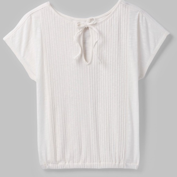 Prana $65 Ocupas Popover Soft White - Picture 2 of 2